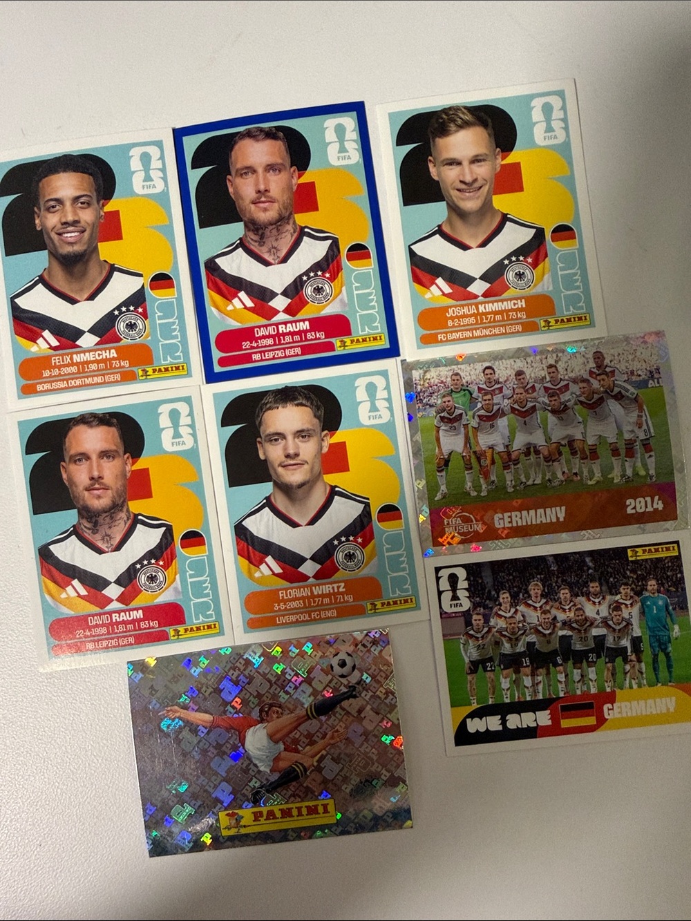 Panini World Cup Sticker Collection Germany bundle